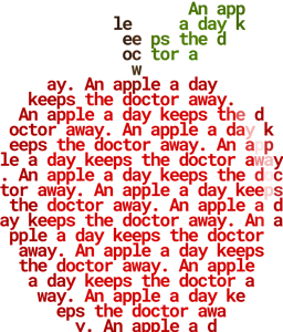 Picture of Text Art after